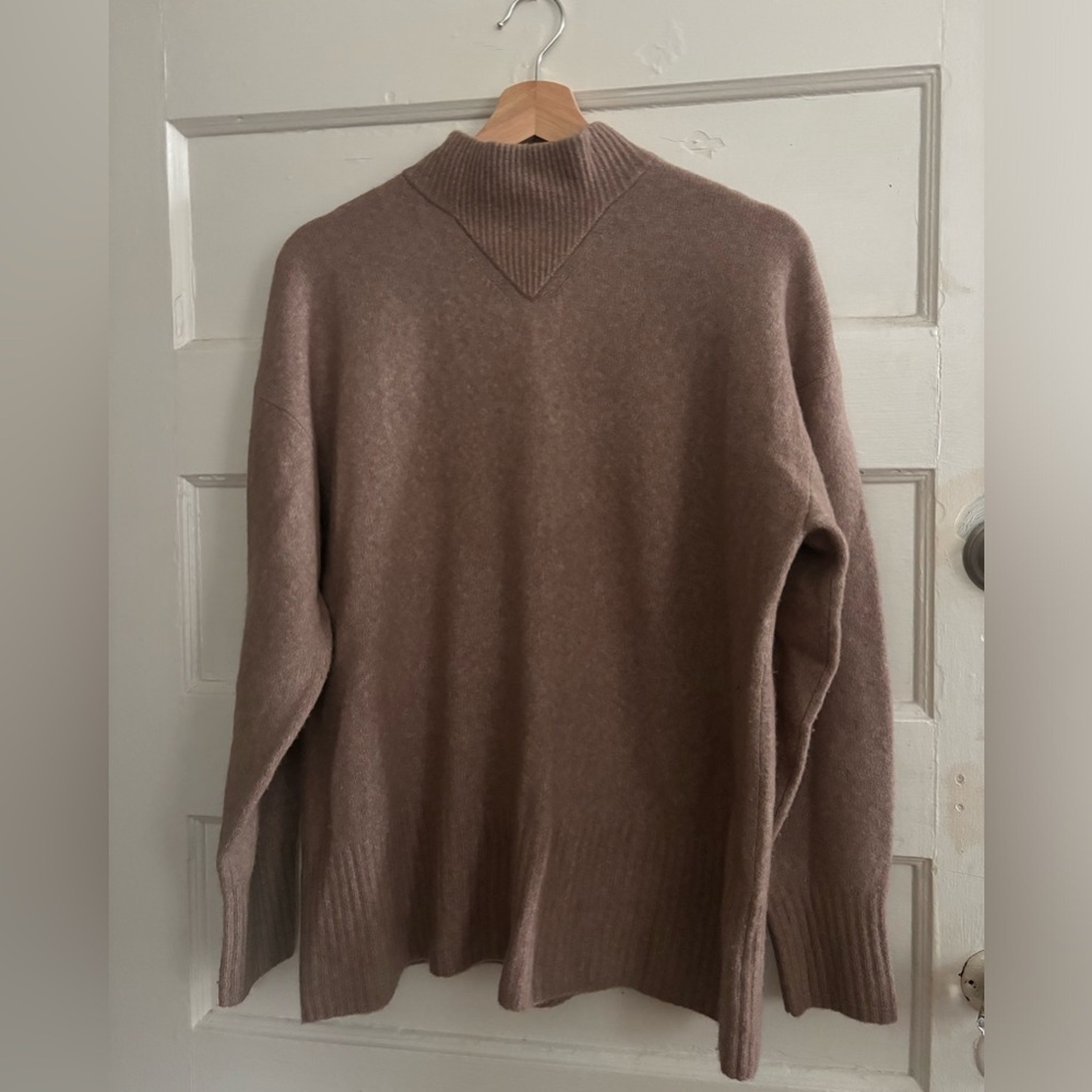 Everlane Funnel Neck Wool-Blend Sweater